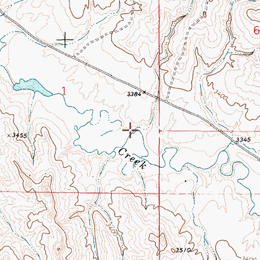 Topographic Map of Rambo Gulch, MT