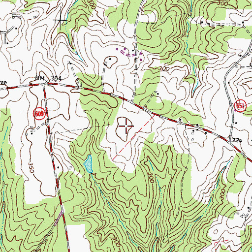 Topographic Map of Elk Hill, VA