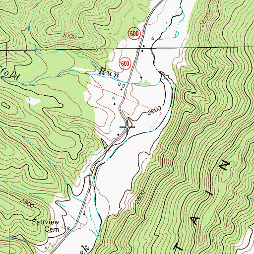 Topographic Map of Naples (historical), VA