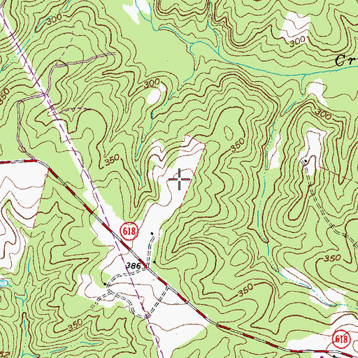 Topographic Map of Woodsdale School (historical), VA