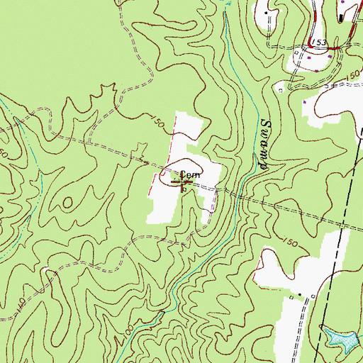 Topographic Map of Grigg Family Cemetery, VA
