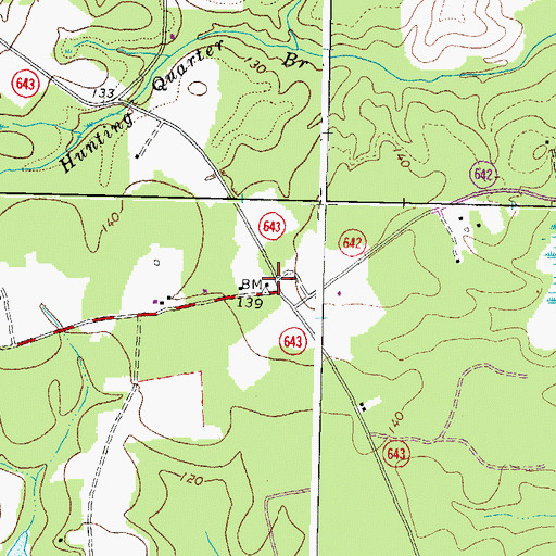 Topographic Map of Loco School (historical), VA