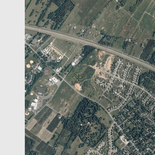 Aerial/Satellite Image of Clarke County High School, VA