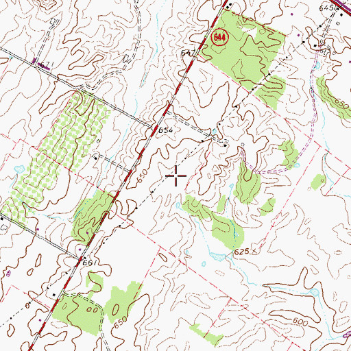 Topographic Map of Dearmont Chase, VA