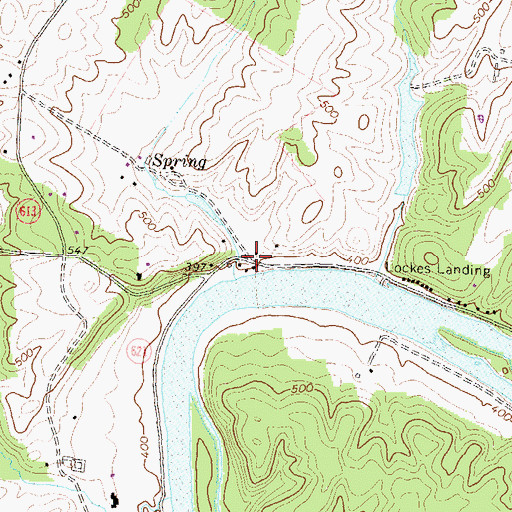 Topographic Map of Prices Mill (historical), VA