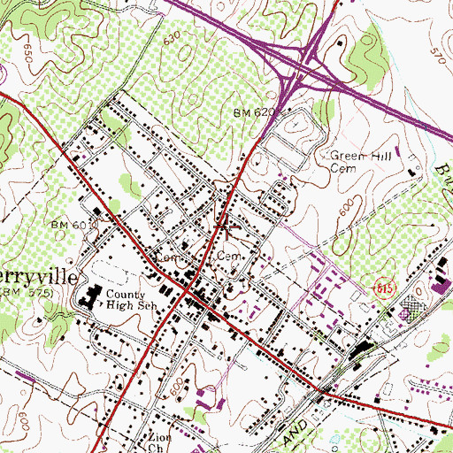Topographic Map of Supreme Council of the House of Jacob, VA