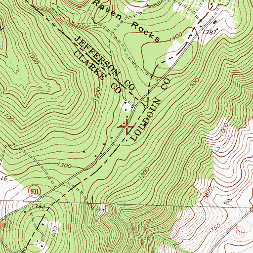 Topographic Map of Valley View, VA