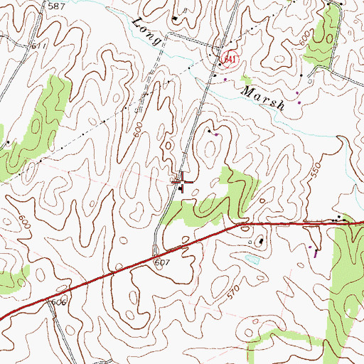 Topographic Map of Wilson, VA