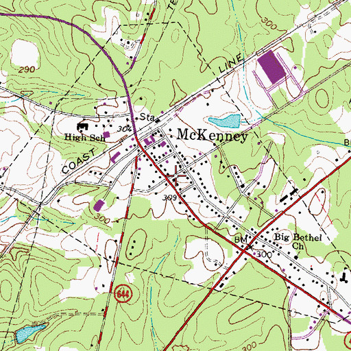Topographic Map of Asbury Memorial United Methodist Church, VA