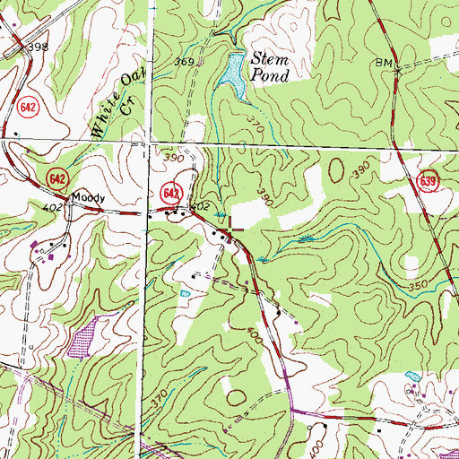 Topographic Map of Bethel Bear School (historical), VA