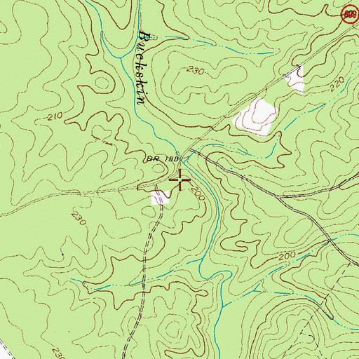 Topographic Map of Duane School (historical), VA