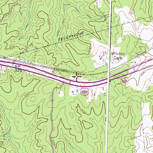 Topographic Map of Ford School (historical), VA