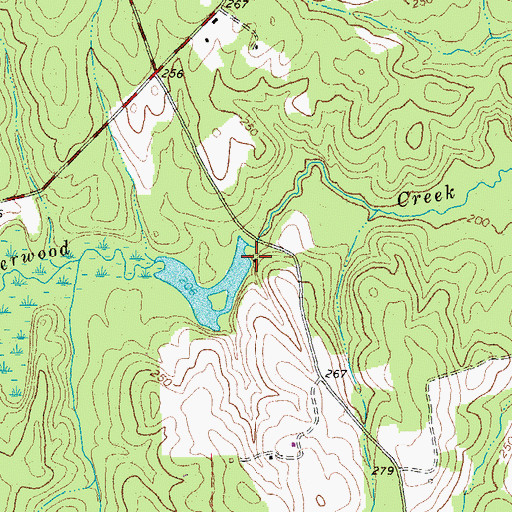 Topographic Map of Hills Mill (historical), VA