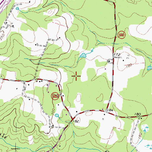 Topographic Map of Jericho Church (historical), VA