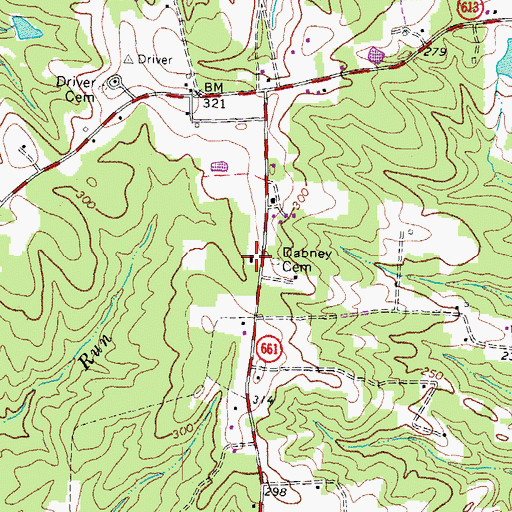 Topographic Map of Number Eleven School (historical), VA