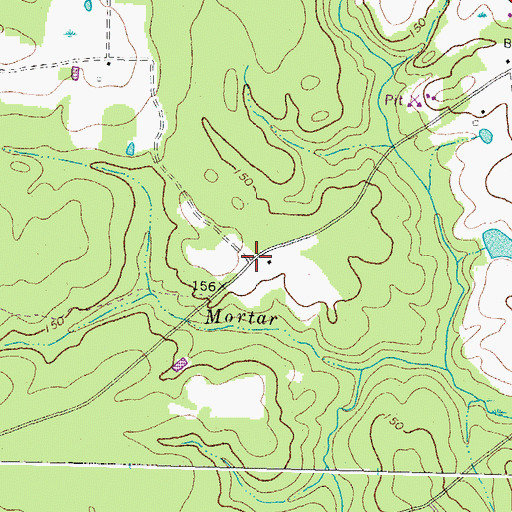 Topographic Map of Waldemar (historical), VA