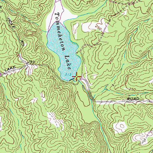 Topographic Map of Worshams Mill (historical), VA