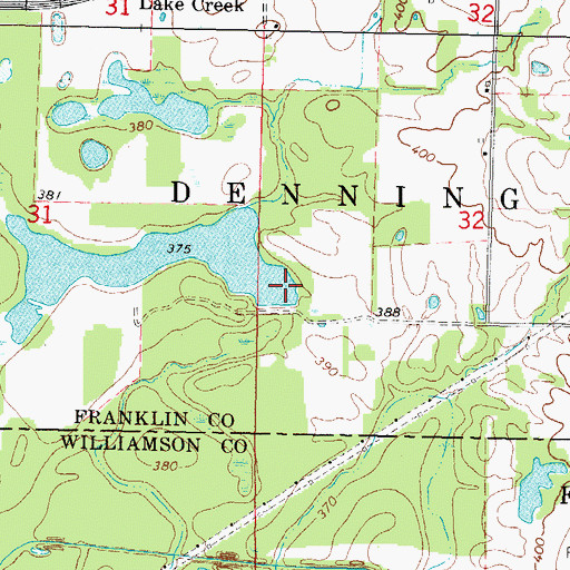 Topographic Map of Illinois No Name Number 63 Dam, IL