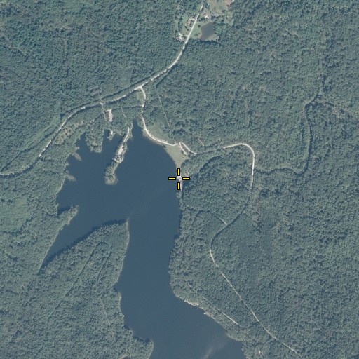 Aerial/Satellite Image of Devils Kitchen Dam, IL