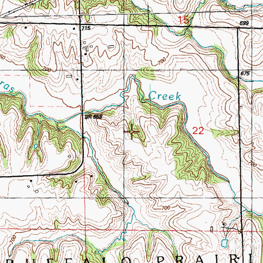 Topographic Map of Lake George, IL