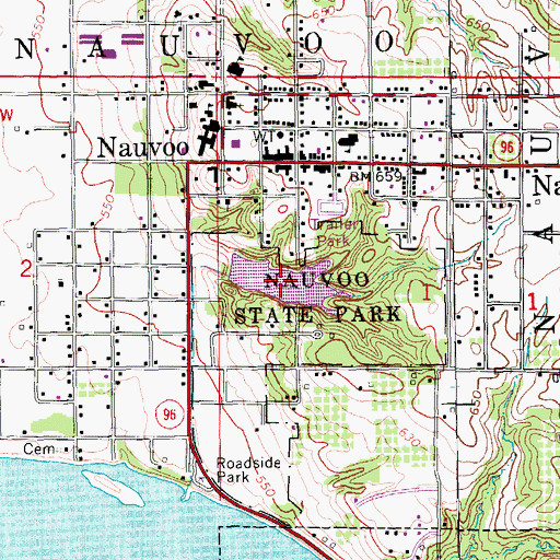 Topographic Map of Horton Lake, IL