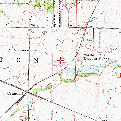 Topographic Map of Libbys Lagoon Number 4, IL