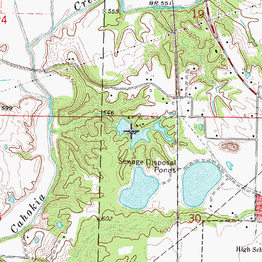 Topographic Map of Forest Lake Club Lake, IL