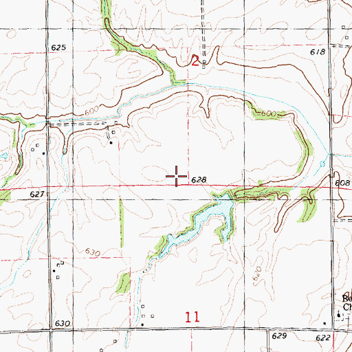 Topographic Map of Kissinger Lake, IL