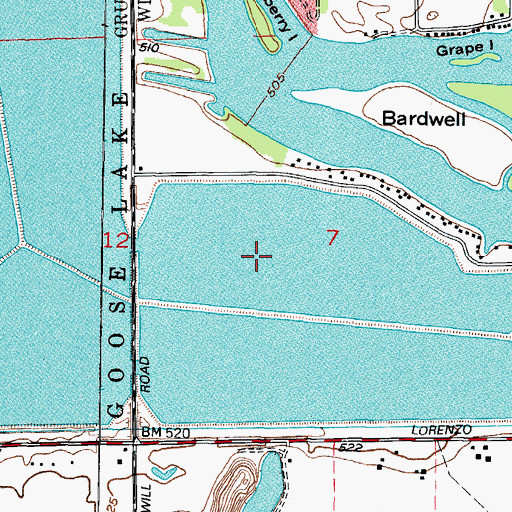 Topographic Map of Dresden Cooling Lake, IL