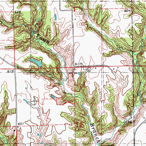 Topographic Map of McCormick Pond Dam, IL