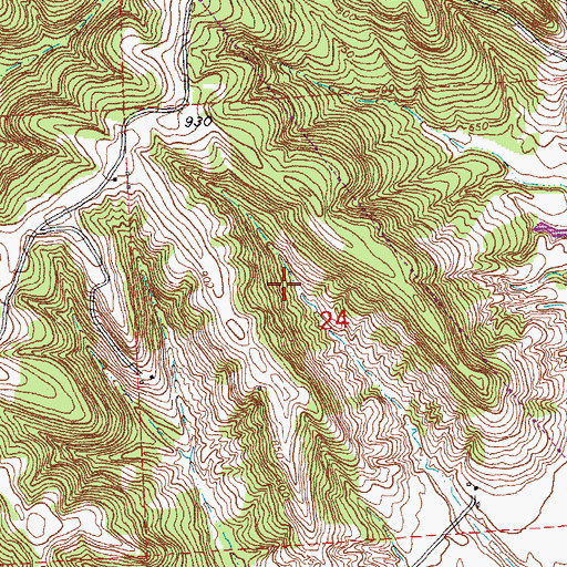 Topographic Map of Fitzgerald Lake, IL
