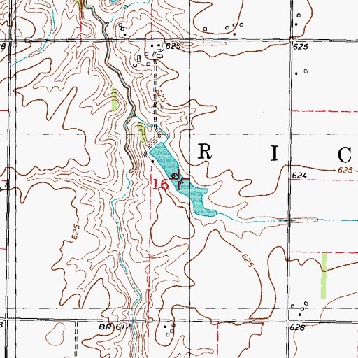 Topographic Map of Boyd Lake, IL