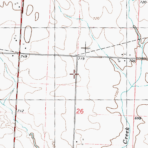 Topographic Map of Lake Shore Drive Pond Dam, IL