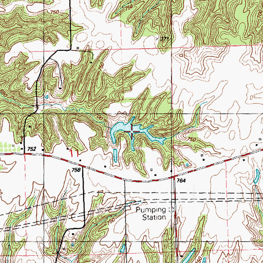 Topographic Map of McLaughlin Pond, IL