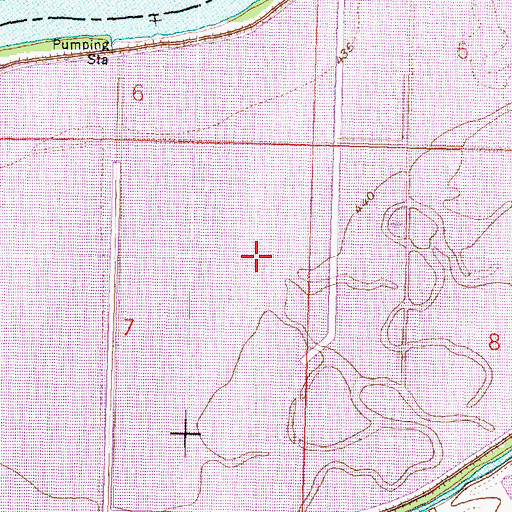 Topographic Map of Powerton Cooling Lake, IL