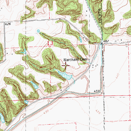 Topographic Map of Structure Number 15 Dam, IL