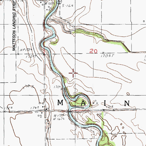 Topographic Map of Montgomery Dam and Lock, IL
