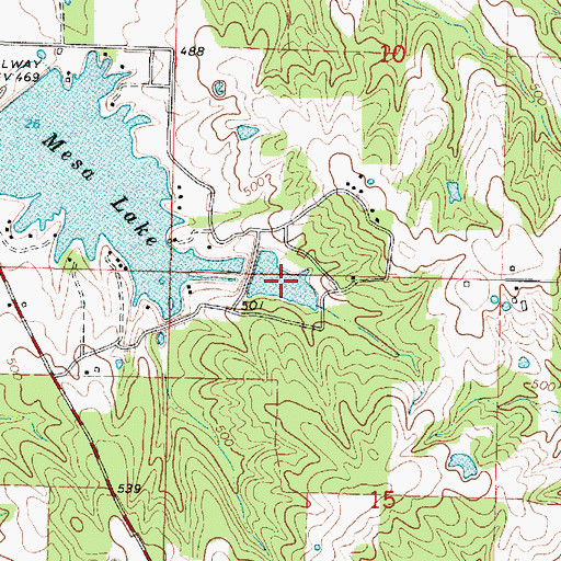 Topographic Map of Fish Lake, IL