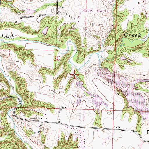 Topographic Map of Home Lake Dam, IL
