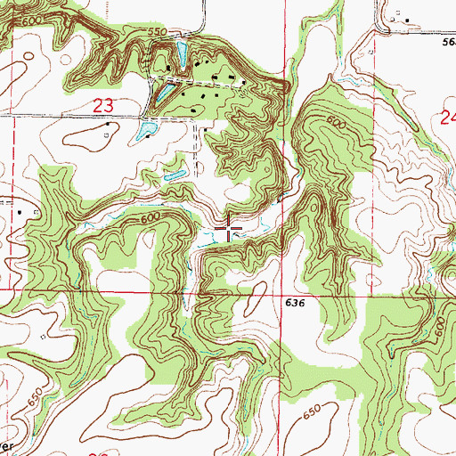 Topographic Map of Venado Grande Lake, IL