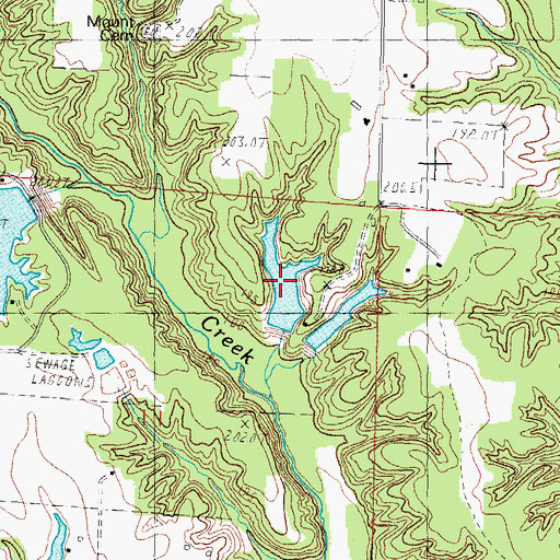Topographic Map of Boy Scout Lake, IL