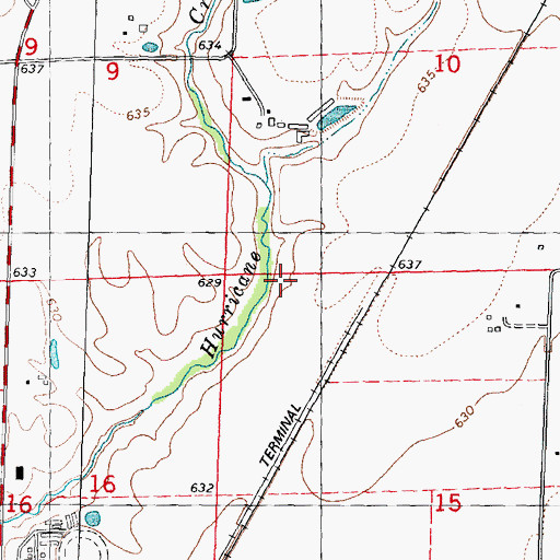 Topographic Map of Austiff Pond, IL