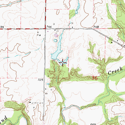 Topographic Map of Wilman Sportsman Club East Lake, IL
