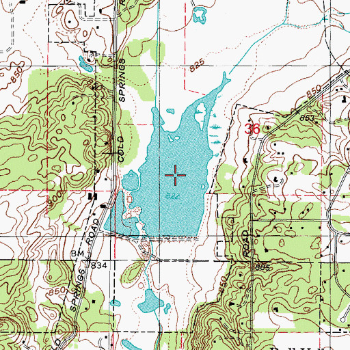 Topographic Map of Wold Lake, IL