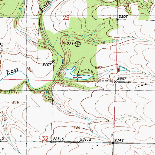 Topographic Map of Marsh Lake, IL