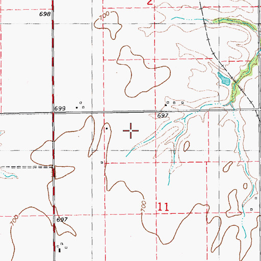 Topographic Map of Eilers Lake, IL