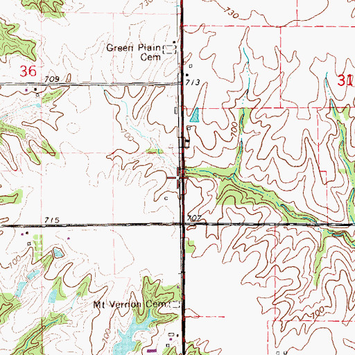 Topographic Map of Limkemann Pond Dam, IL