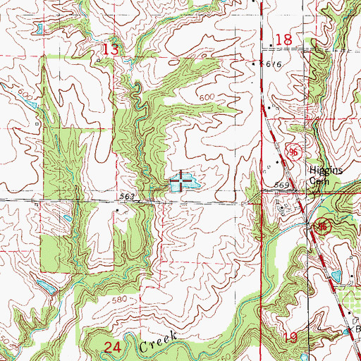 Topographic Map of Scheuermann Lake, IL