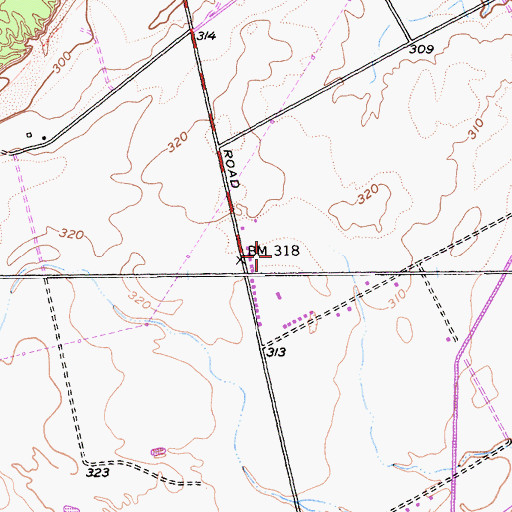 Topographic Map of Tehama County, CA