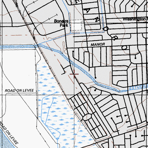 Topographic Map of Stenzel Park, CA